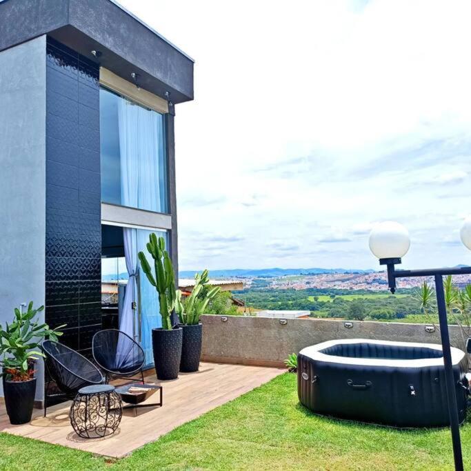 Tiny House Paraiso Minicasas Com Hidromassagem Pouso Alegre Exteriör bild